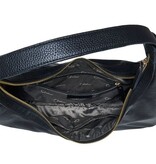 Chabo Leren Schoudertas Hobo Brisbane Black