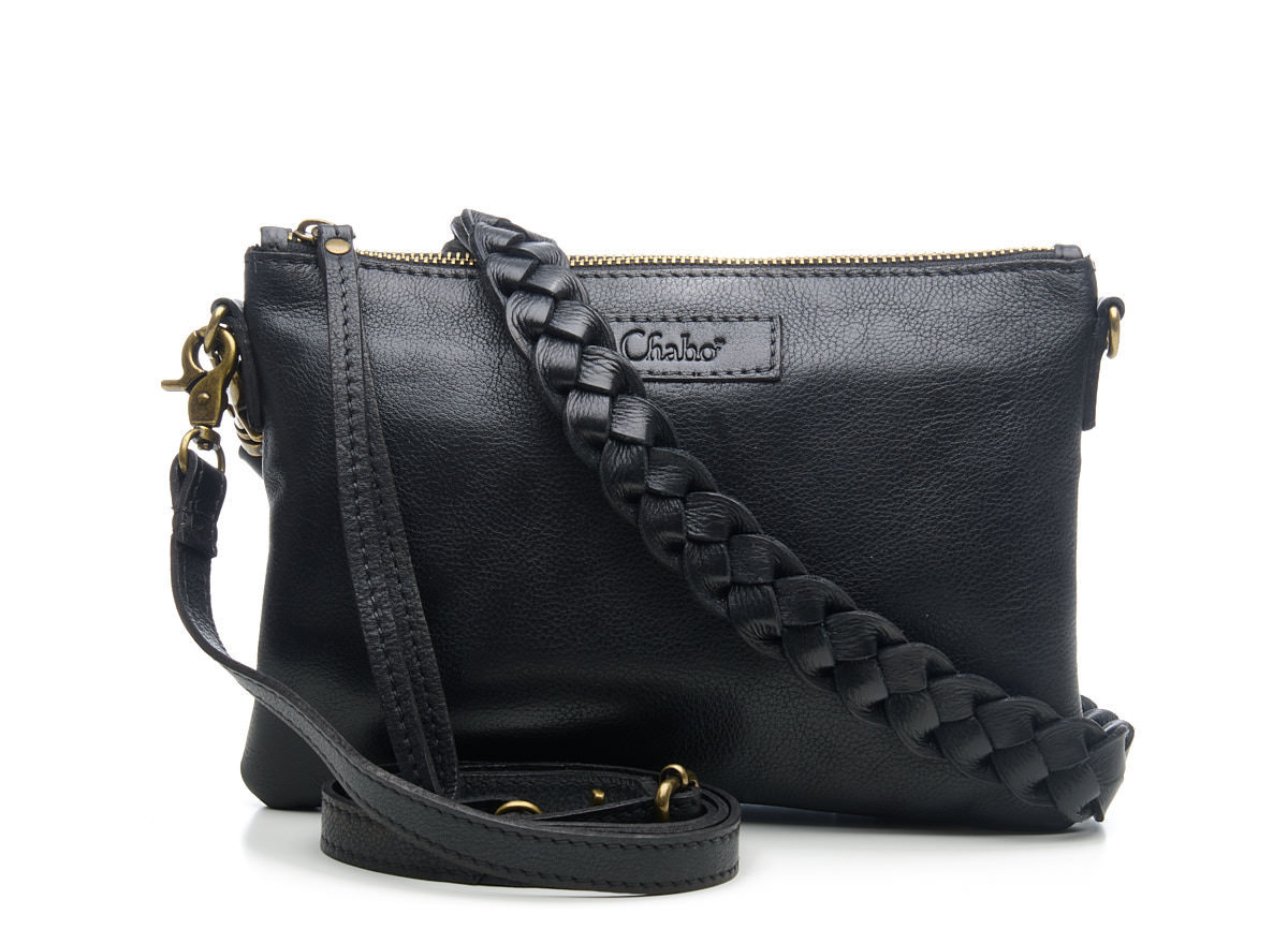Chabo Leren Schoudertas Stylish Cross Black