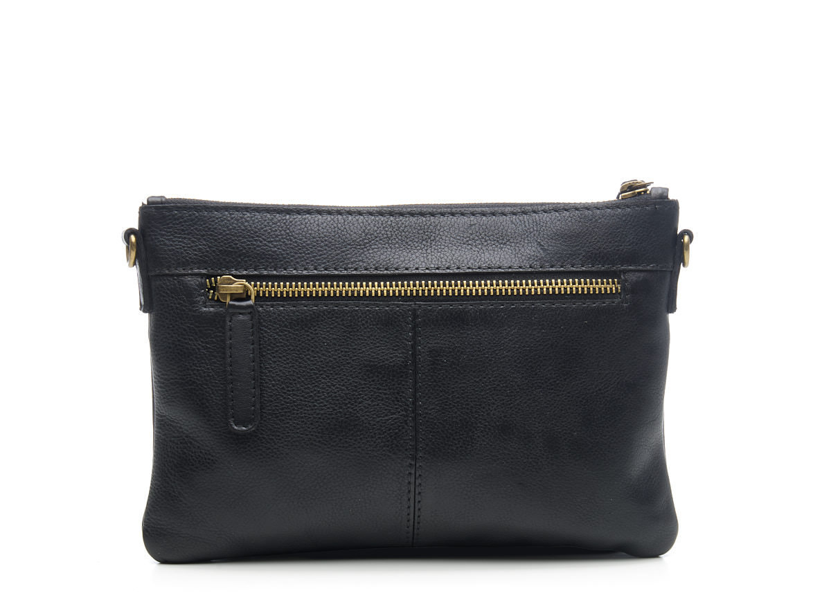 Chabo Leren Schoudertas Stylish Cross Black