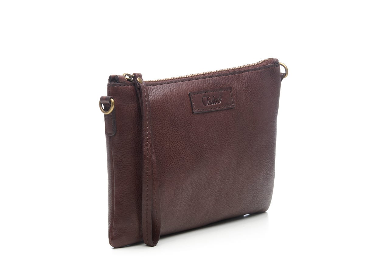 Chabo Leren Schoudertas Stylish Cross Chocolate