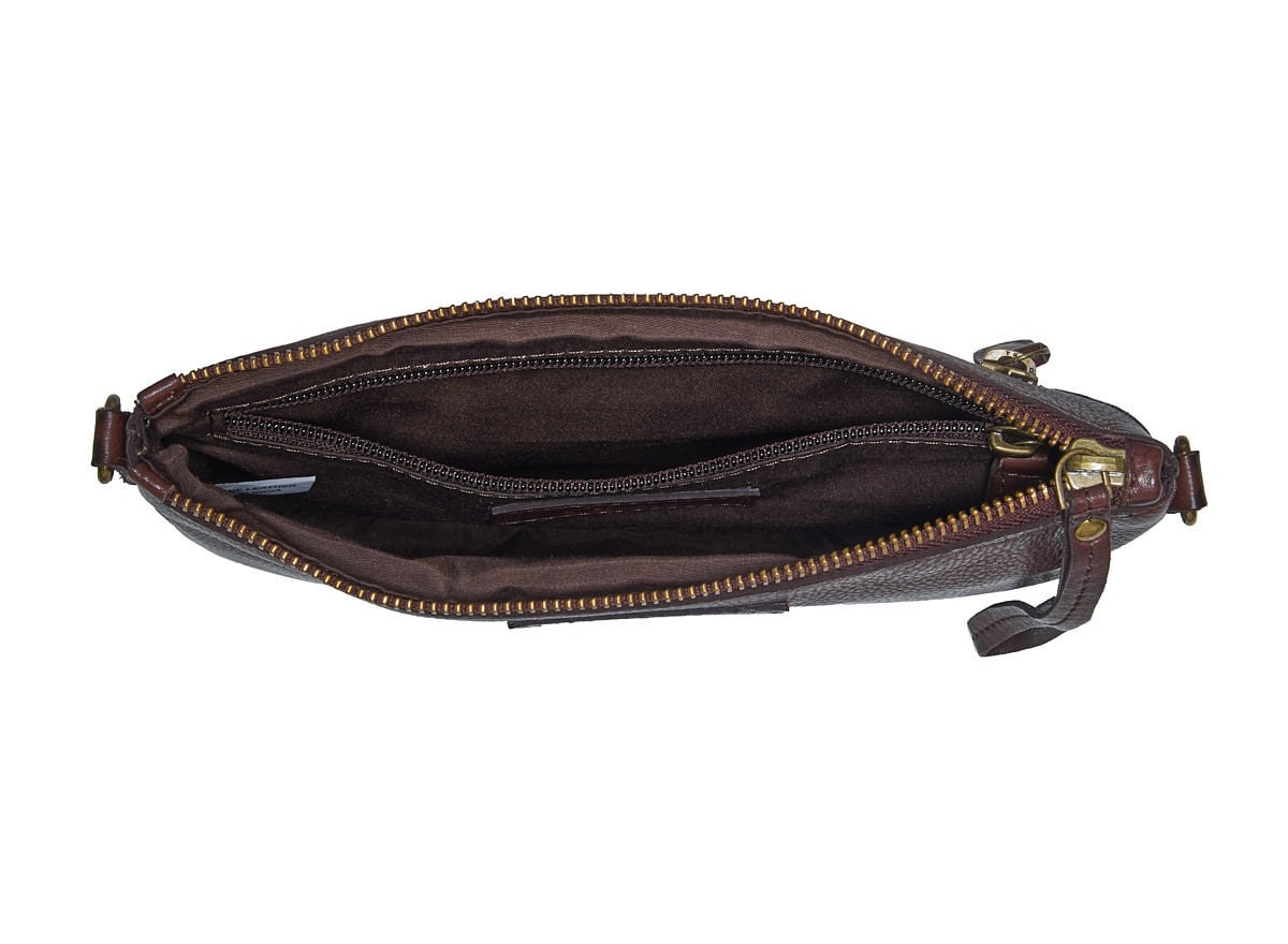 Chabo Leren Schoudertas Stylish Cross Chocolate