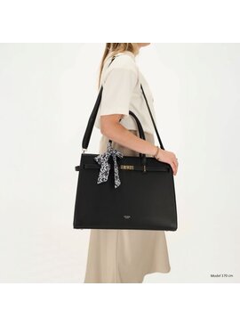 CHARM LONDON BAGS The Hamptons Laptoptas 15,6 inch Black