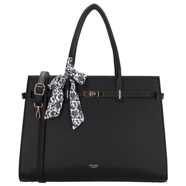 CHARM LONDON BAGS  The Hamptons Laptoptas 15,6 inch Black