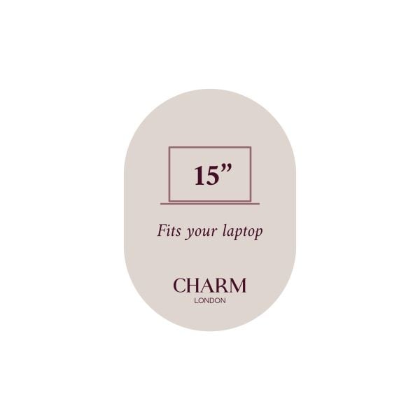 CHARM LONDON BAGS  The Hamptons Laptoptas 15,6 inch Black