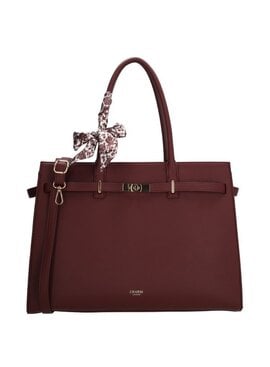 CHARM LONDON BAGS The Hamptons Laptoptas 15,6 inch Bordeaux