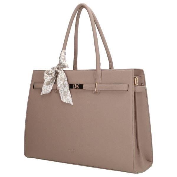 CHARM LONDON BAGS  The Hamptons Laptoptas 15,6 inch Light taupe