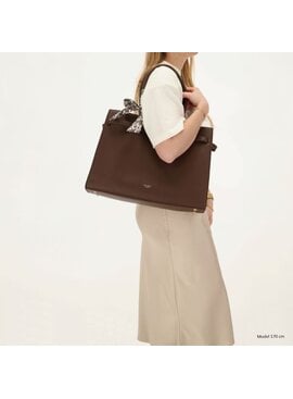 CHARM LONDON BAGS The Hamptons Laptoptas 15,6 inch dark brown