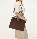 CHARM LONDON BAGS  The Hamptons Laptoptas 15,6 inch dark brown