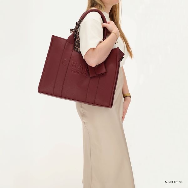 CHARM LONDON BAGS Bond Laptoptas  Burgundy