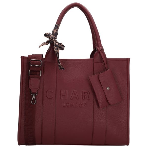 CHARM LONDON BAGS Bond Laptoptas  Burgundy