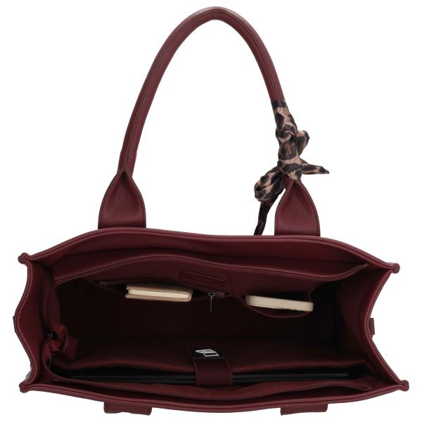 CHARM LONDON BAGS Bond Laptoptas  Burgundy