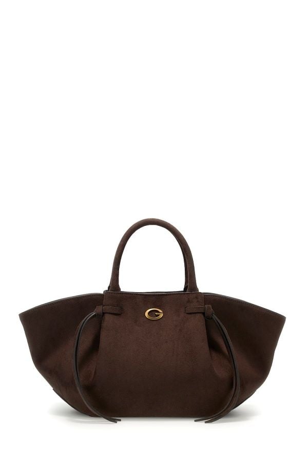 Guess Allegra suède handtas Espresso