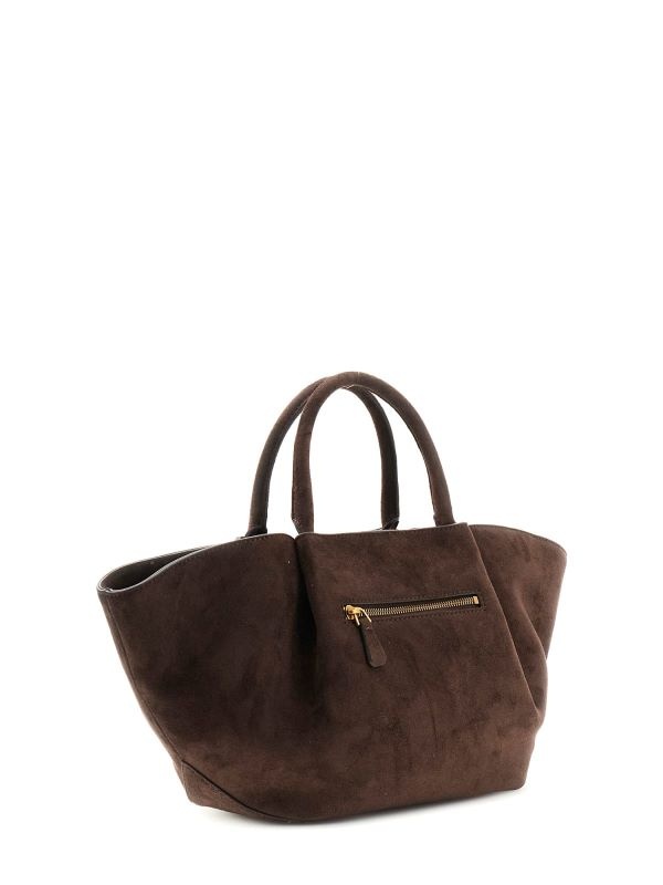 Guess Allegra suède handtas Espresso