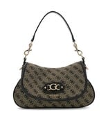 Guess Samantha logo schoudertas Black