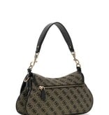 Guess Samantha logo schoudertas Black