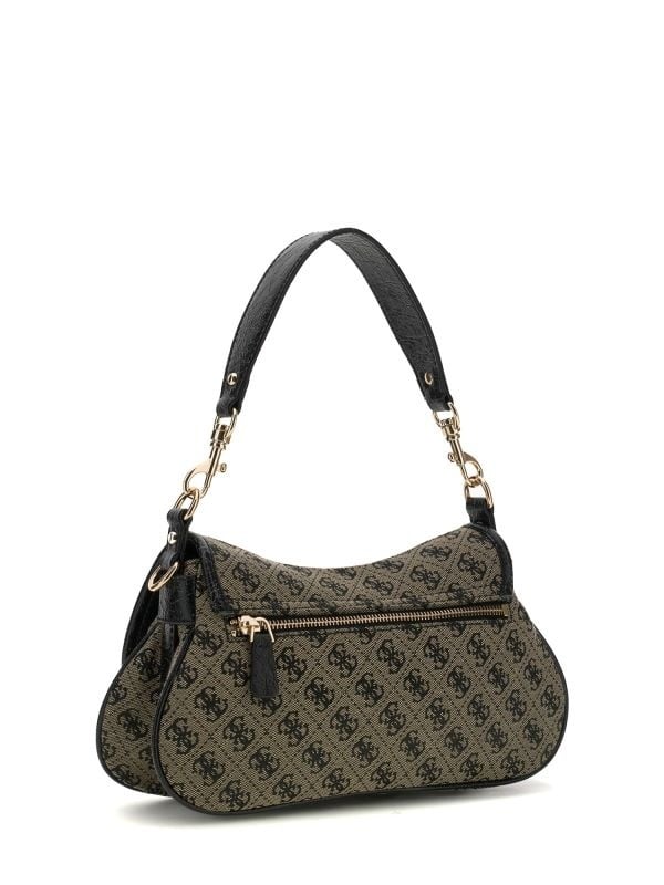 Guess Samantha logo schoudertas Black