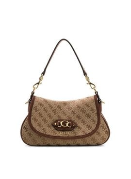 Guess Samantha logo schoudertas Brown logo
