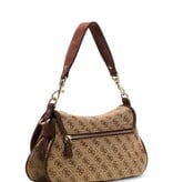 Guess Samantha logo schoudertas Brown logo