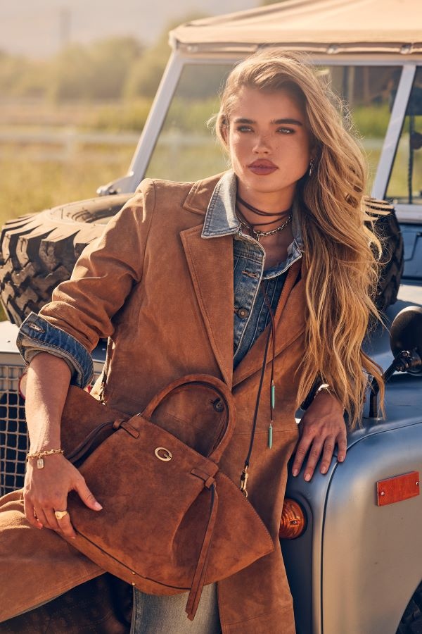 Guess Allegra suède handtas