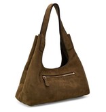 Guess Sunset Schoudertas Hobo Tas suède Olive