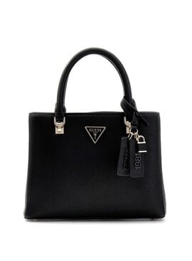 Guess Handtas Noelle saffiano Black