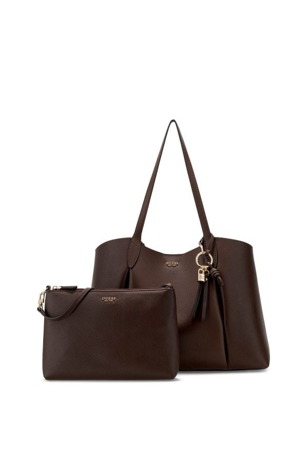 Guess Melody Tote Tas Brown