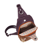Hi Di Hi Rugtas/slingband Carol CL33 Purple/Orange/Brown