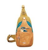 Hi Di Hi Rugtas/slingband Carol CL34 Green/Teal/brown