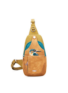 Hi Di Hi Rugtas/slingband Carol CL34 Green/Teal/brown