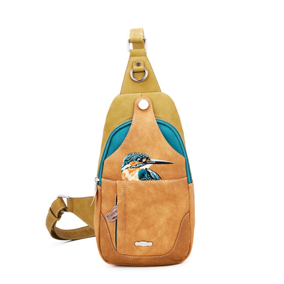 Hi Di Hi Rugtas/slingband Carol CL34 Green/Teal/brown