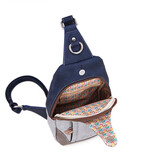 Hi Di Hi Rugtas/slingband Carol  CL35 Blue/purple/grey