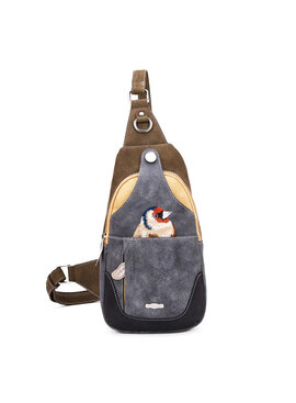 Hi Di Hi Rugtas/slingband Carol CL36 Green/beige/grey