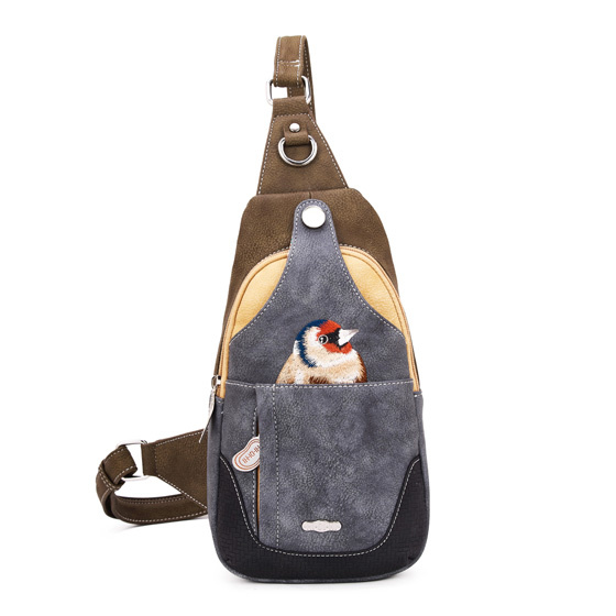 Hi Di Hi Rugtas/slingband Carol CL36 Green/beige/grey