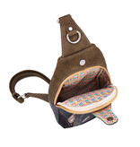 Hi Di Hi Rugtas/slingband Carol CL36 Green/beige/grey