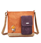 Hi Di Hi Crossbody/schoudertas Quack QU09 Orange-Purple