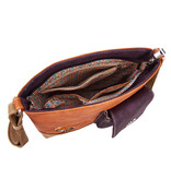 Hi Di Hi Crossbody/schoudertas Quack QU09 Orange-Purple