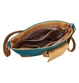 Hi Di Hi Crossbody/schoudertas Quack QU010 Teal/Beige