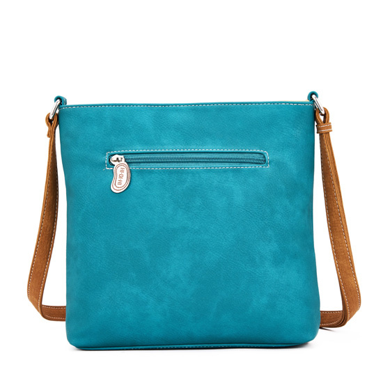 Hi Di Hi Crossbody/schoudertas Quack QU010 Teal/Beige