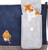 Hi Di Hi Crossbody/schoudertas Quack QU11 Blue/grey
