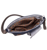 Hi Di Hi Crossbody/schoudertas Quack QU11 Blue/grey