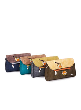 Hi Di Hi Clutch/schoudertas/crossoverTwiggle TW09 Green/Beige/Grey