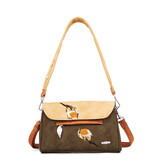 Hi Di Hi Clutch/schoudertas/crossoverTwiggle TW09 Green/Beige/Grey