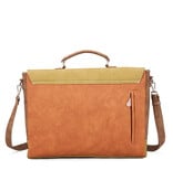 Hi Di Hi Busy Bird Schoudertas/laptoptas BUB01 Orange/Green