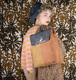 Hi Di Hi rugtas/schoudertas Timber TI01  Orange/Beige