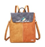 Hi Di Hi rugtas/schoudertas Timber TI01  Orange/Beige