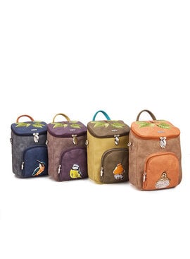 Hi Di Hi rugtas/schoudertas Woods  WOO01 Brown/Orange