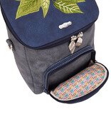 Hi Di Hi rugtas/schoudertas Woods  WOO02 Grey/Blue