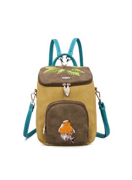 Hi Di Hi rugtas/schoudertas Woods  WOO03 Green