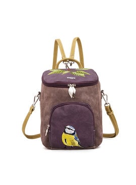 Hi Di Hi rugtas/schoudertas Woods  WOO04 Purple