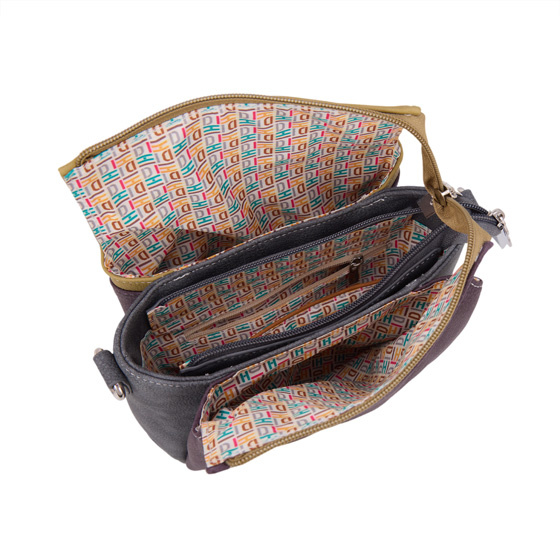 Hi Di Hi Crossbody/schoudertas Tweet  TT07 Purple/Green